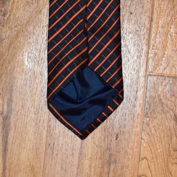 [Set of 2] State Farm San Francisco Giants Promotional Orange/Black Stripe Ties - Picture 9 of 9